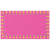 Ananas Geburtstagsparty Tischdecke (Vorderseite (Horizontal))
