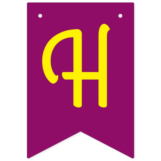 Ananas Geburtstagsparty Wimpelkette (Zweite Fahne)