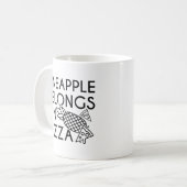 Ananas gehört auf Pizza Kaffeetasse (Vorderseite Links)