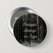 Ananas gehört zu Pizza Button (Vorne & Hinten)