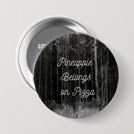 Ananas gehört zu Pizza Button (Vorne & Hinten)