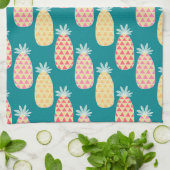 Ananas-Gekritzel-Muster Küchentuch (Gefaltet)