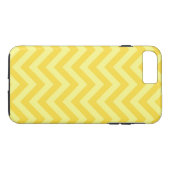 Ananas, gelb großes Zickzack ZigZag-Muster Case-Mate iPhone Hülle (Rückseite (Horizontal))