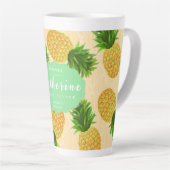Ananas gelb milchtasse (Rechte Ecke)