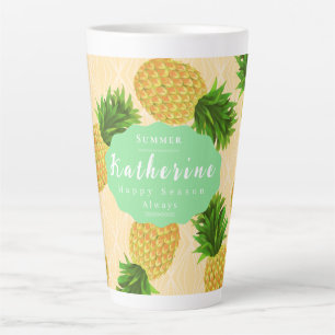 Ananas gelb milchtasse