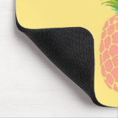 Ananas +Gelb Mousepad (Ecke)