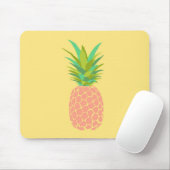 Ananas +Gelb Mousepad (Mit Mouse)