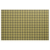 Ananas Gelb, Schwarzes Hahnentrittmuster Muster #2 Stoff (Fat Quarter (45,7 x 55,9 cm))