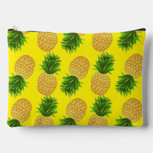 Ananas gelb zubehörtasche