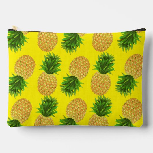 Ananas gelb zubehörtasche (Vorderseite)