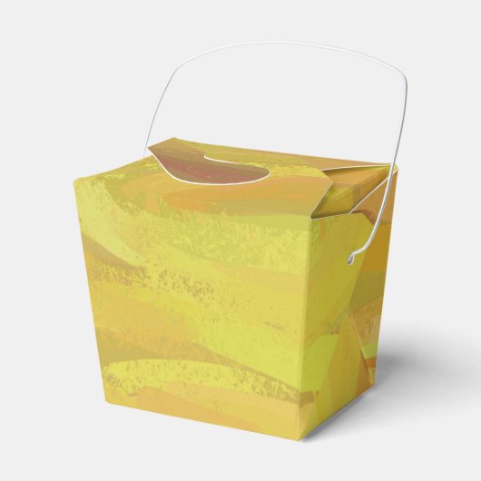 Ananas Gelber Swirl Geschenkschachtel (Vorderseite)