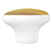 Ananas Gelber Swirl Keramikknauf (Seitenansicht)