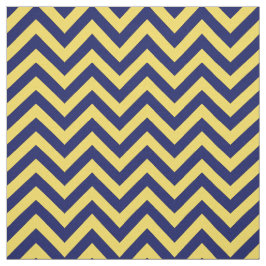 Ananas Gelbes Navy Blue LG Zickzack Muster 12I Stoff