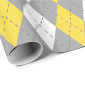 Ananas Gelbkohle Dk Gray Welche XL Raute Geschenkpapier (Rolleneckpunkt)