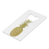 Ananas Geldbeutel Flaschenöffner (Rückseite Schrägansicht)