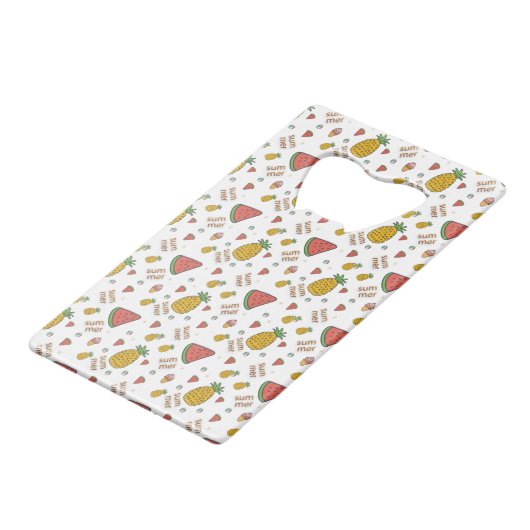 Ananas Geldbeutel Flaschenöffner (Vorderseite Schrägansicht)
