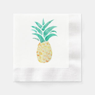 Ananas-Gemälde tropisch Serviette