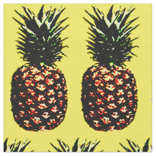 Ananas gemustertes Gewebe Stoff
