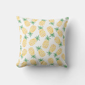 Ananas gemustertes Kissen (Vorderseite)