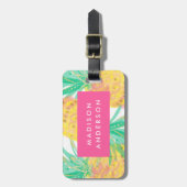 Ananas Gepäckanhänger (Vorderseite vertikal)