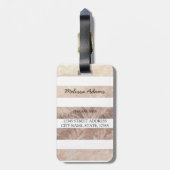 Ananas Gepäckanhänger (Rückseite vertikal)