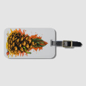 Ananas Gepäckanhänger (Vorderseite (Horizontal))