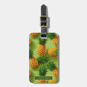 Ananas-Gepäckmarken Gepäckanhänger (Vorderseite vertikal)