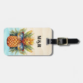 Ananas-Gepäckmarken Gepäckanhänger (Vorderseite horizontal)