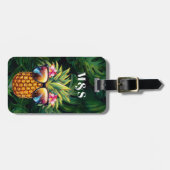 Ananas-Gepäckmarken Gepäckanhänger (Vorderseite horizontal)