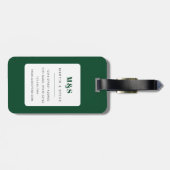 Ananas-Gepäckmarken Gepäckanhänger (Rückseite horizontal)