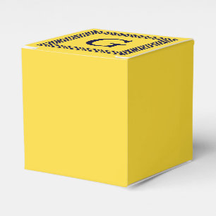 Ananas, gerahmtes Monogramm des Geschenkschachtel