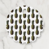 Ananas-Geschenk / Gefallen-Tag - Personalisierte O Geschenkanhänger (Rückseite)