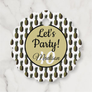 Ananas-Geschenk / Gefallen-Tag - Personalisierte O Geschenkanhänger