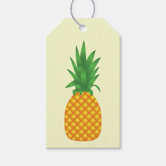 Ananas Geschenkanhänger (Vorderseite)