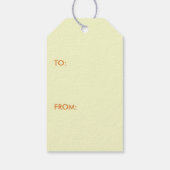 Ananas Geschenkanhänger (Rückseite)