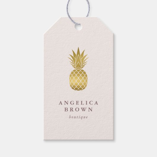 Ananas Geschenkanhänger (Vorderseite)