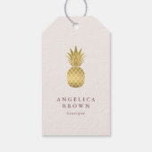 Ananas Geschenkanhänger (Rückseite)