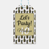 Ananas-Geschenketiketten Geschenkanhänger (Vorderseite)