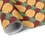Ananas Geschenkpapier (Rolleneckpunkt)