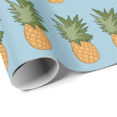 Ananas Geschenkpapier (Rolleneckpunkt)
