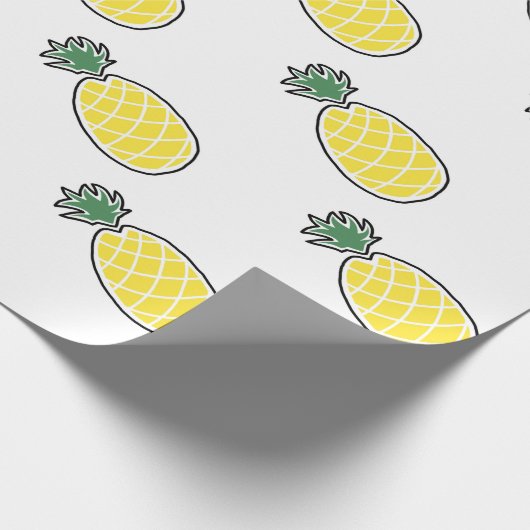 Ananas Geschenkpapier (Ecke)