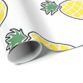 Ananas Geschenkpapier (Rolleneckpunkt)