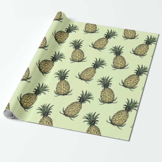 Ananas Geschenkpapier (Ungerollt)