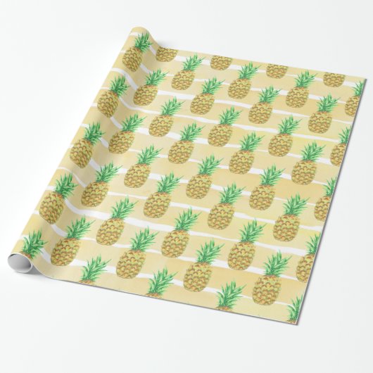 Ananas Geschenkpapier (Ungerollt)
