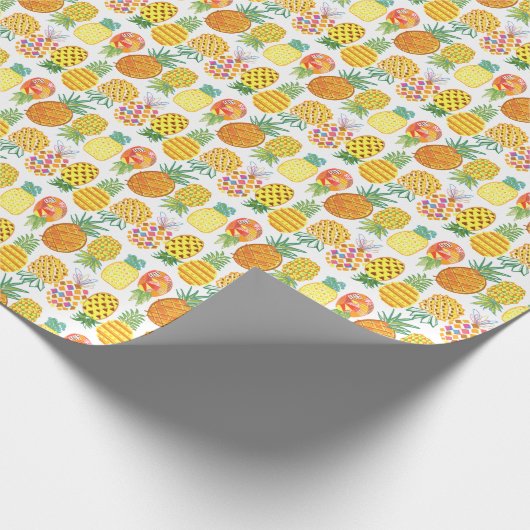 Ananas Geschenkpapier (Ecke)