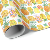 Ananas Geschenkpapier (Rolleneckpunkt)