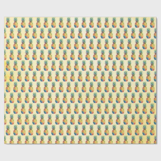 Ananas Geschenkpapier (Flach)