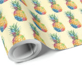 Ananas Geschenkpapier (Rolleneckpunkt)