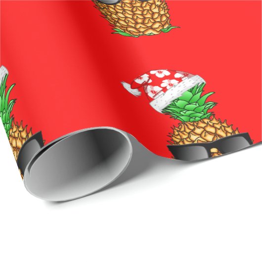 Ananas Geschenkpapier (Rolleneckpunkt)