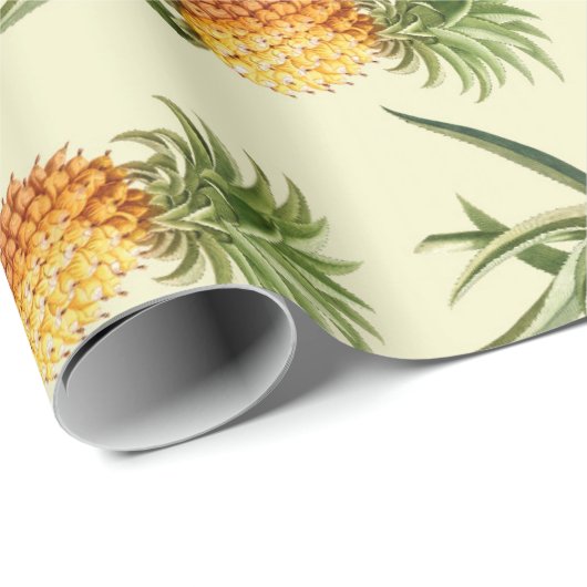 Ananas Geschenkpapier (Rolleneckpunkt)